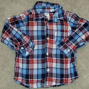 3 for $10!! Carter's button up red/white/blue